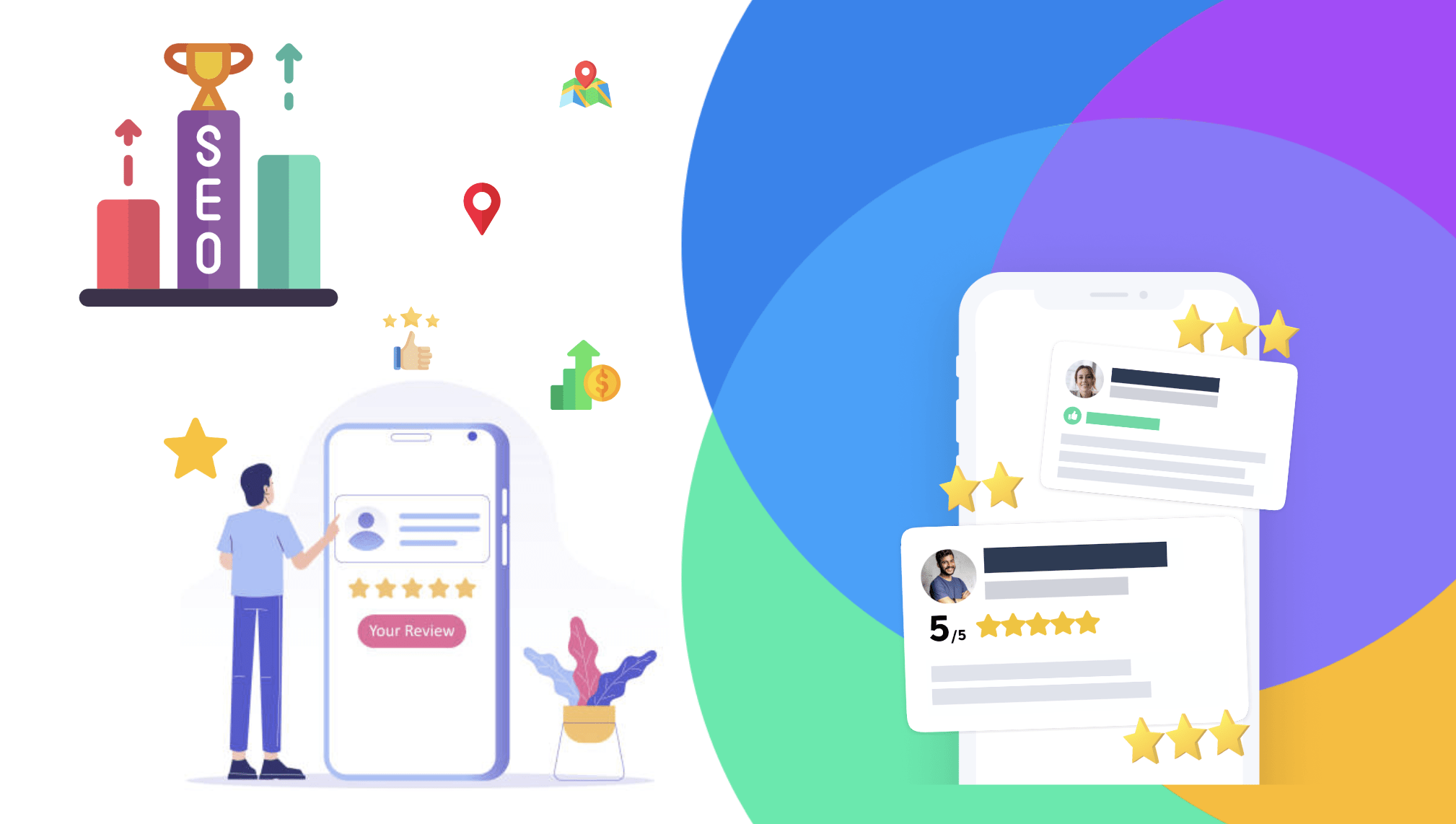 Dasbor pengelolaan ulasan Profil Bisnis Google